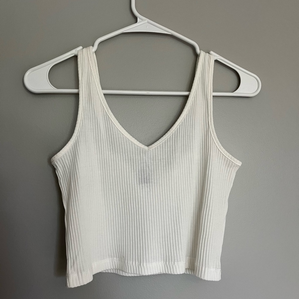 White tank top